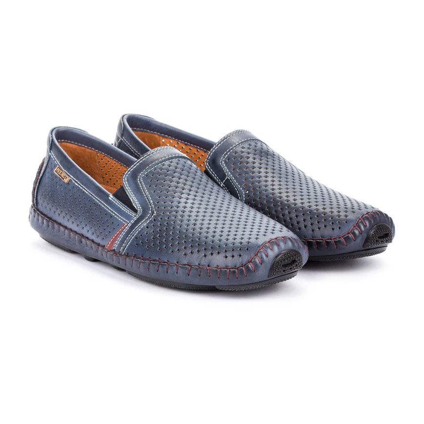 Men's Pikolinos JEREZ Moccasins Blue | NZ U10327Q